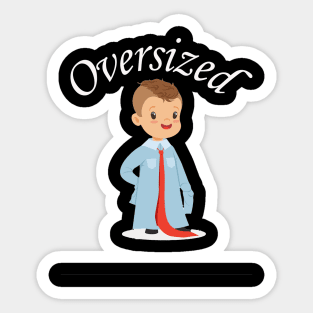 t shirt oversized cute Sticker